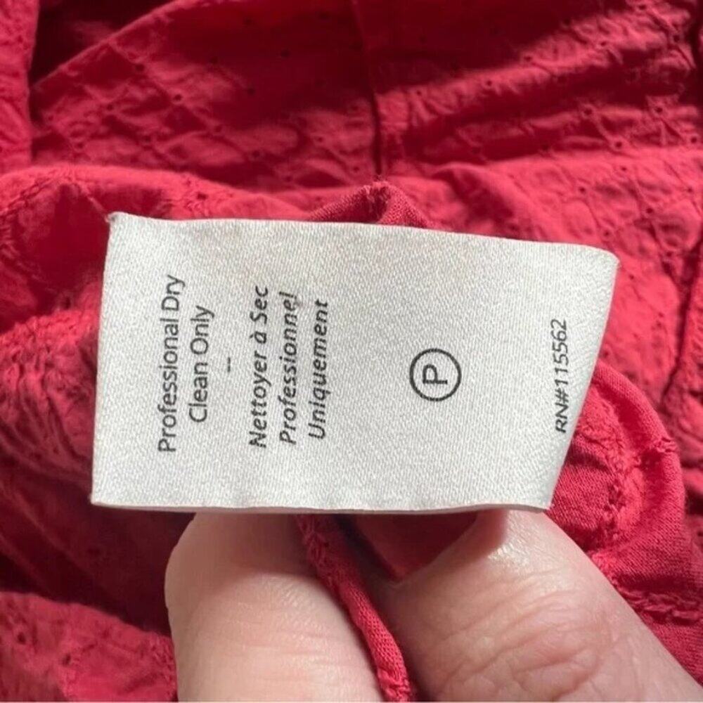 Cinq a Sept Marcia Eyelet Tiered Cotton Mini Dress - Picture 5 of 6